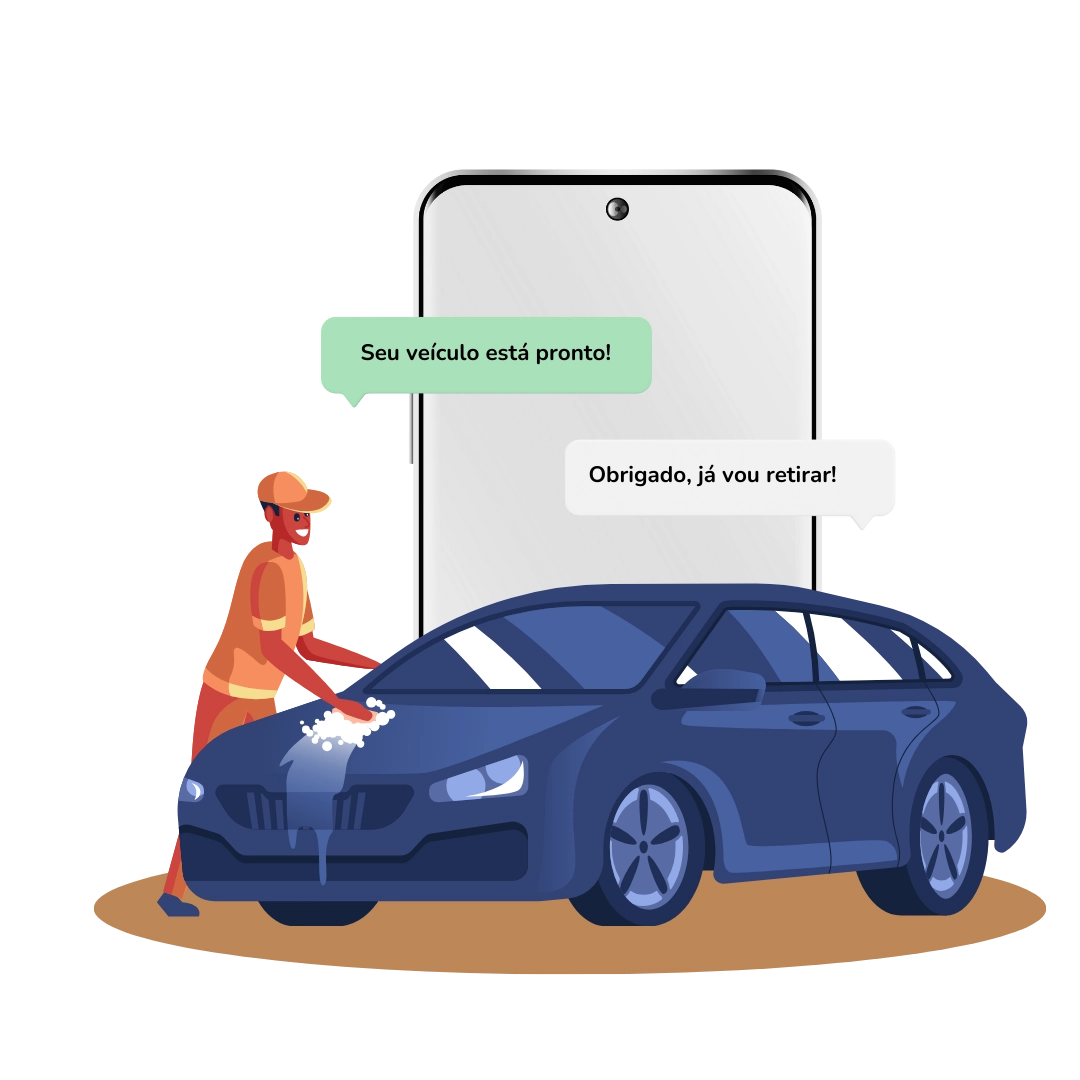 Estação de lavagem automotiva em condomínio