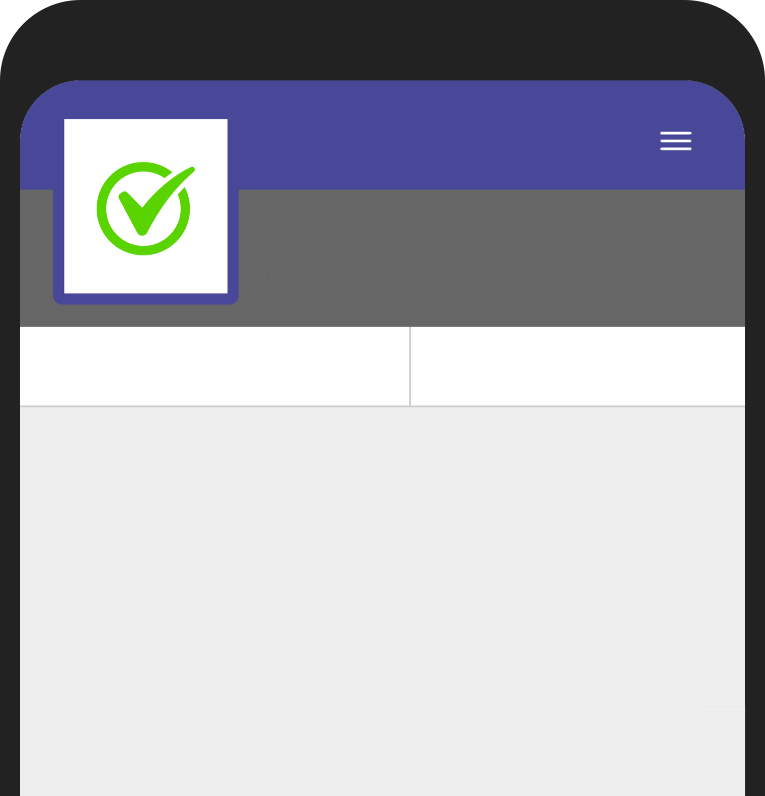 Interface personalizada no aplicativo Parkaz